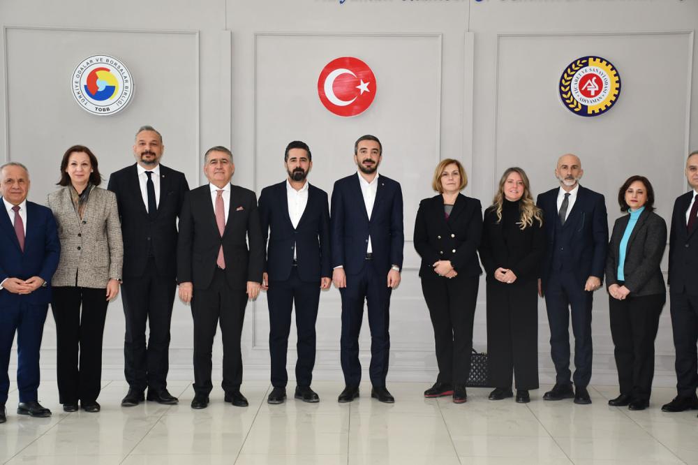 TÜSİAD HEYETİ, ADIYAMAN TİCARET VE SANAYİ ODASI’NI ZİYARET ETTİ