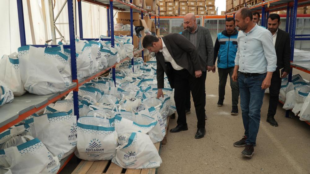 ADIYAMAN BELEDİYESİ’NDEN RAMAZAN AYINDA 500 AİLEYE GIDA DESTEĞİ