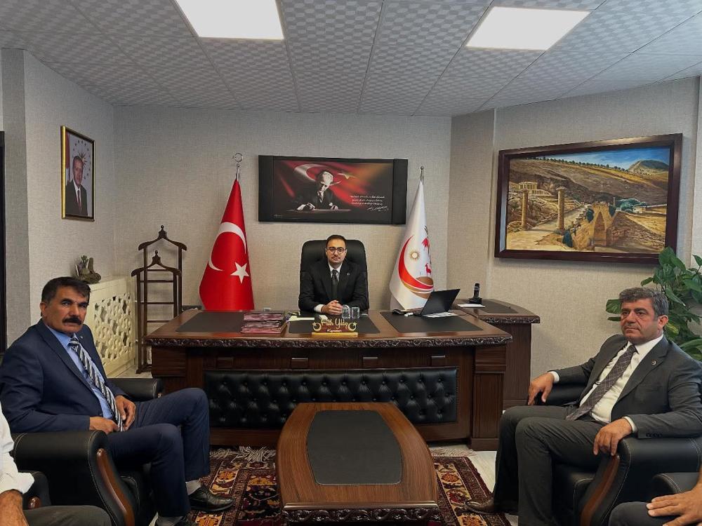 Sincik Kaymakamı Fatih Yıldız’a Nezaket Ziyareti