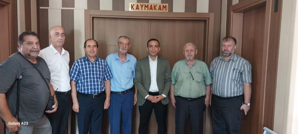 Gelibolu Kaymakamı Cihat Koç’a Sivil Toplum Derneğinden  Ziyaret